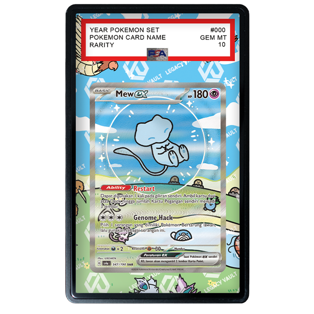 Mew ex #232 Pokemon Paldean Fates  /  #347 Pokemon Japanese Shiny Treasure ex