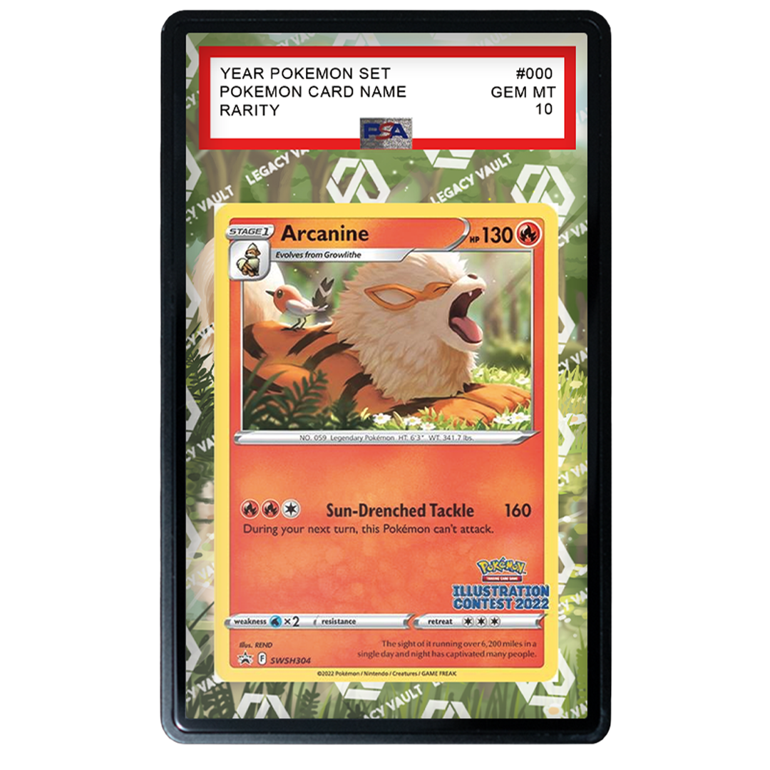 Arcanine #SWSH304 Pokemon Promo [Illustration Contest 2022]  /  #338/S-P Pokemon Japanese Promo