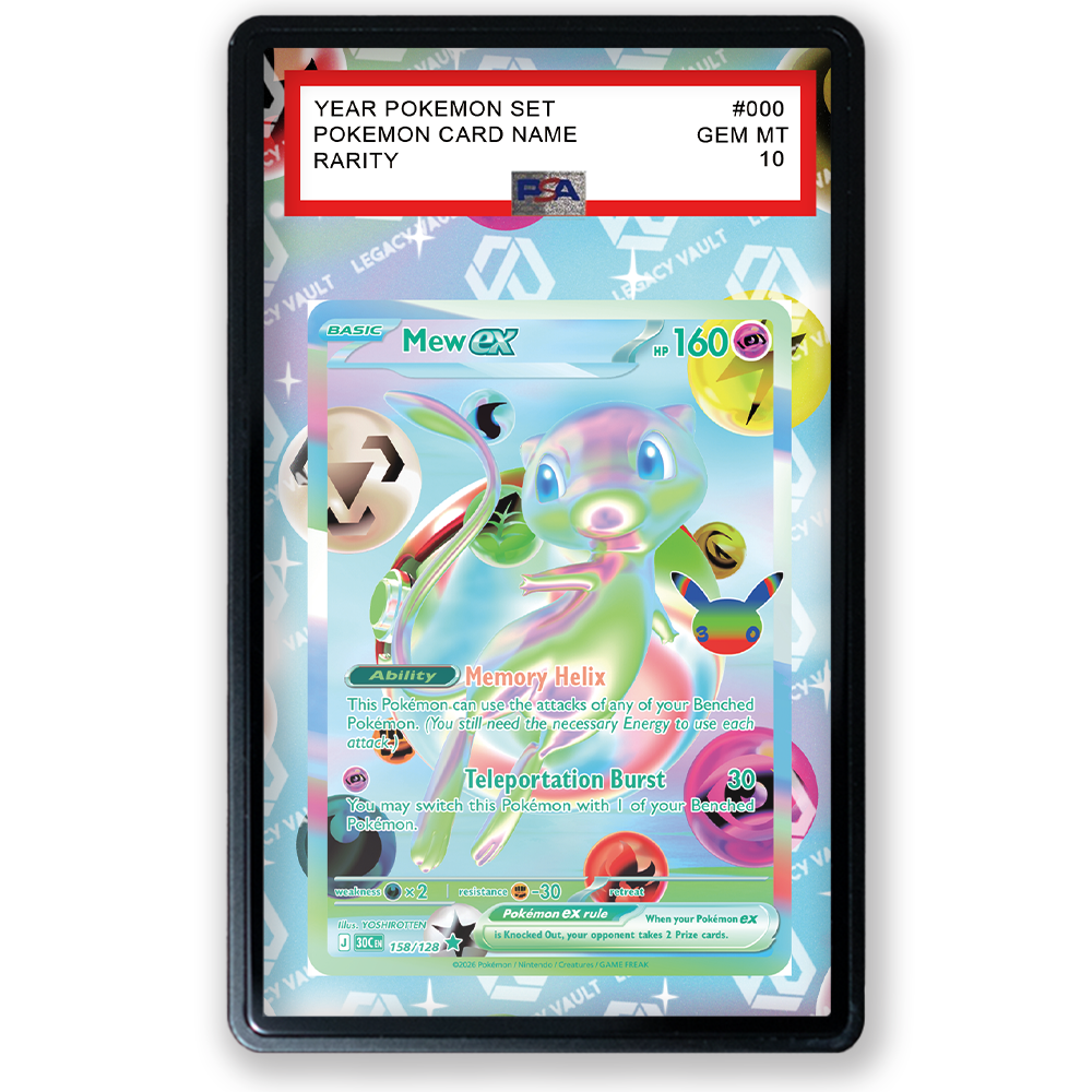 Mew ex #158 FUR Pokemon 30th Celebration