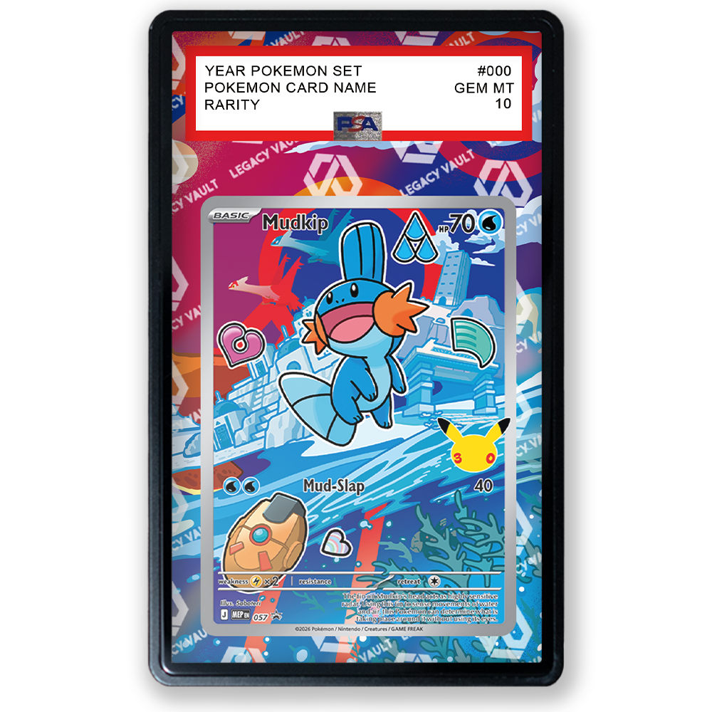 Mudkip #57 Pokemon Promo [First Partner] 30th Anniversary Celebrations