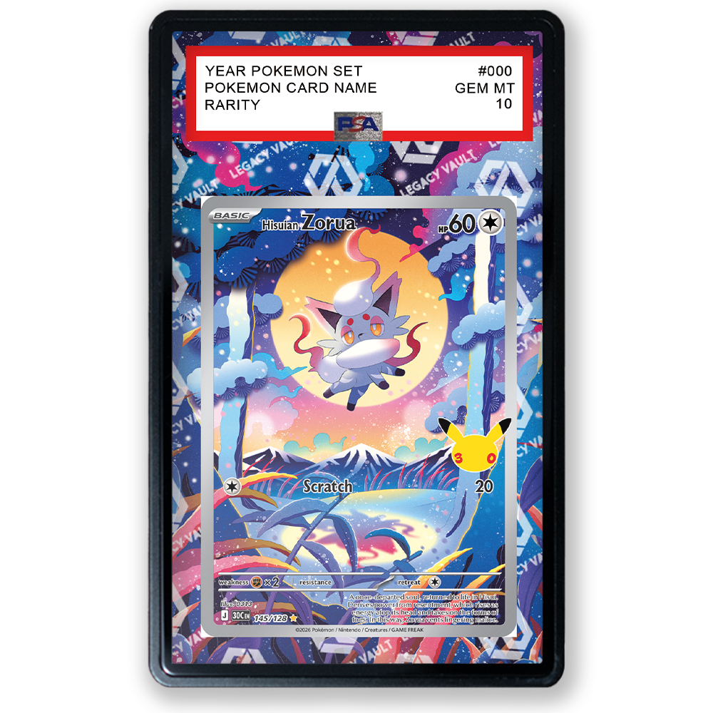 Hisuian Zorua #145 Pokemon 30th Celebration