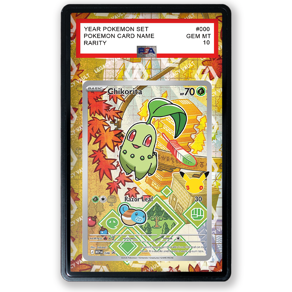 Chikorita #46 Pokemon Promo [First Partner] 30th Anniversary Celebrations