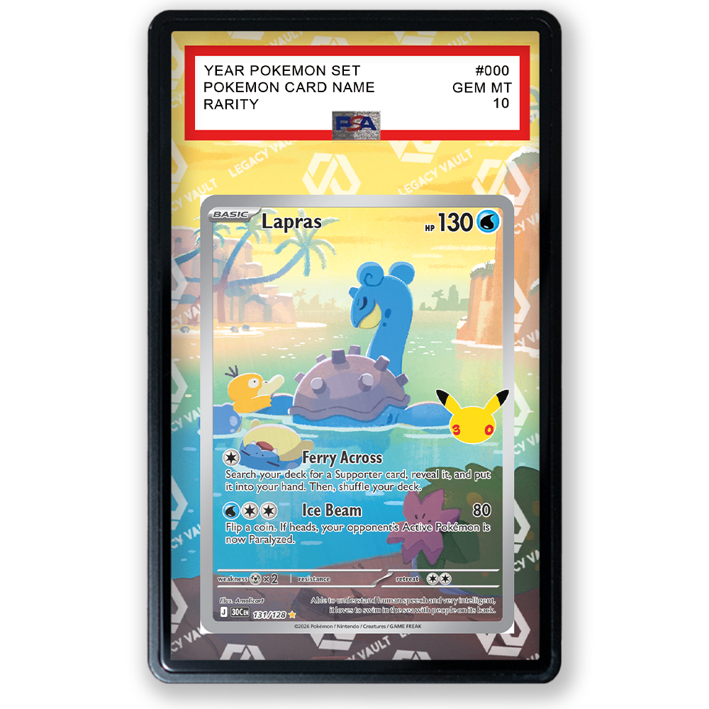 Lapras #131 Pokemon 30th Celebration