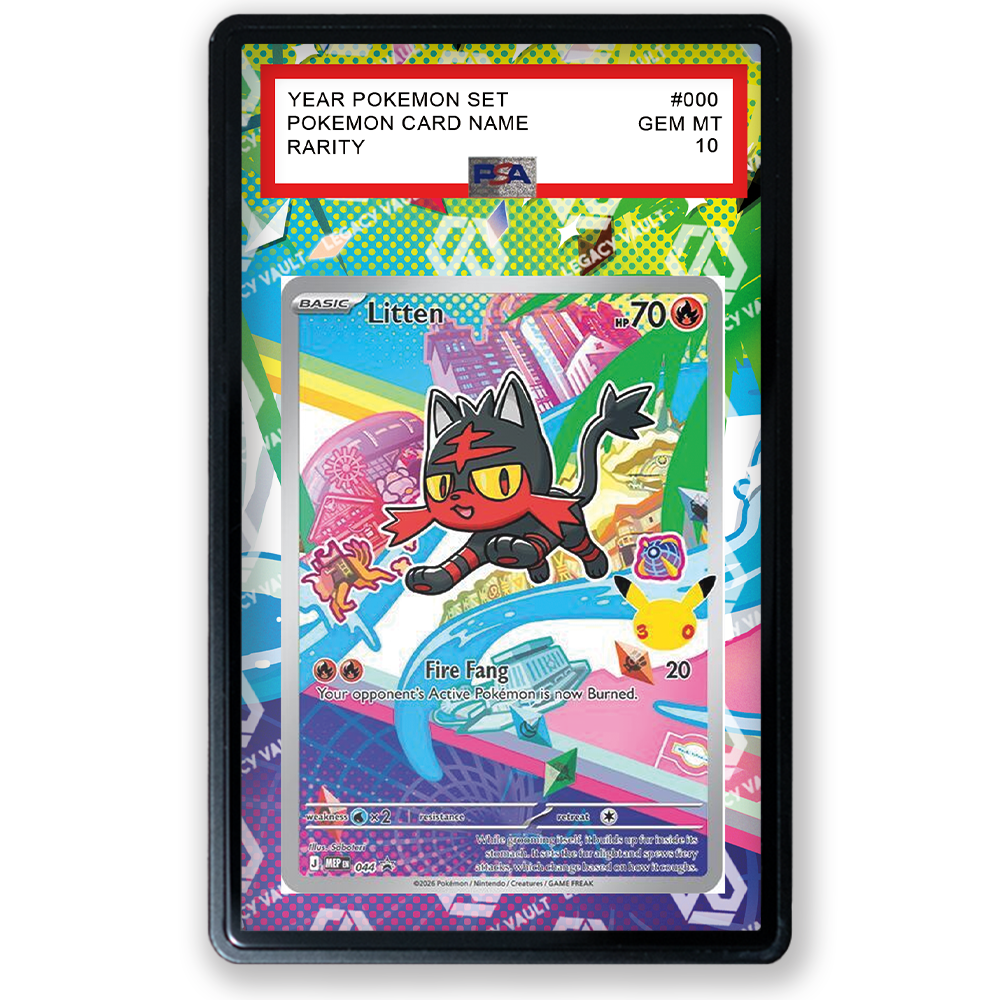 Litten #44 Pokemon Promo [First Partner] 30th Anniversary Celebrations