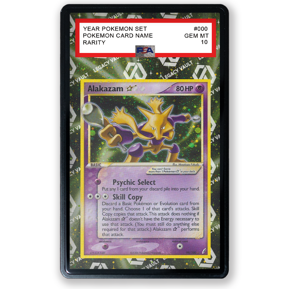 Alakazam [Gold Star] #99 Pokemon Crystal Guardians / #33 Pokemon Japanese Miracle Crystal