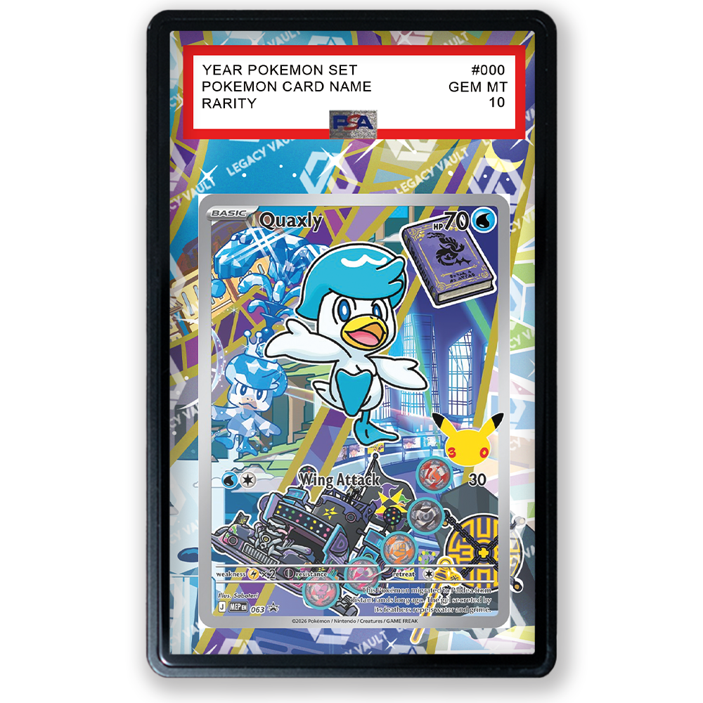 Quaxly #63 Pokemon Promo [First Partner] 30th Anniversary Celebrations